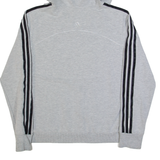 ADIDAS Womens Grey Hoodie UK 16
