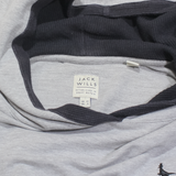 JACK WILLS Lightweight Womens Grey Hoodie UK 10