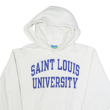 CHAMPION Saint Louis University Mens White Hoodie USA M