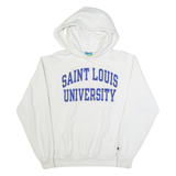 CHAMPION Saint Louis University Mens White Hoodie USA M