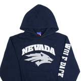 CHAMPION Nevada Wolf Pack Mens Blue Hoodie USA S