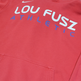 NIKE Lou Fusz Athletic Mens Red Hoodie USA S