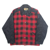 TROILER Mens Lumberjack Jacket Red Check S