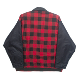TROILER Mens Lumberjack Jacket Red Check S