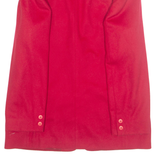 PIZZICO Womens Blazer Jacket Red Wool L