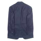 EMIL MULLER Mens Blazer Jacket Blue Wool L