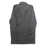 SANDRO Womens Overcoat Jacket Green M