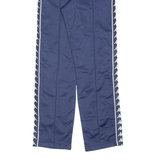 KAPPA Mesh Lined Womens Track Pants Blue Straight XS W27 L31