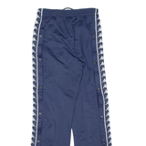 KAPPA Mesh Lined Womens Track Pants Blue Straight XS W27 L31