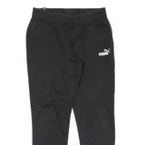 PUMA Womens Joggers Black Tapered UK 12 W31 L29