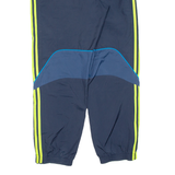 ADIDAS Mens Track Pants Blue Tapered M W30 L32