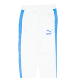 PUMA Womens Track Pants White Tapered S W26 L30