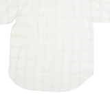 BARBADOS Mens Shirt Cream 90s Check M