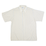 TORERO Mens Shirt Yellow Striped M