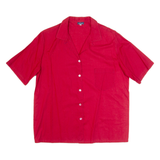 DANIEL HECHTER Womens Plain Shirt Red L
