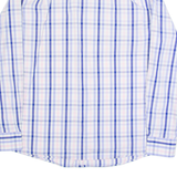 TOMMY HILFIGER Slim Fit Mens Shirt Blue Check Long Sleeve L