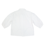 YOUR SIXTH SENSE Womens Plain Shirt White Long Sleeve L