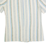 RODRIGO Mens Shirt Brown 90s Striped M