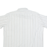 BRUNO BERONI Mens Shirt Cream Striped XL