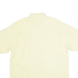 LETS GO Mens Plain Shirt Yellow L