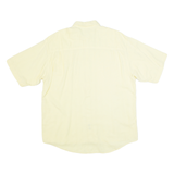 LETS GO Mens Plain Shirt Yellow L