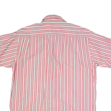 CRIST'YV Mens Shirt Red 90s Striped M