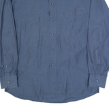 JOOP! Mens Plain Shirt Blue Long Sleeve L