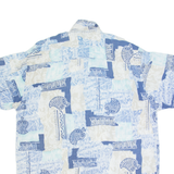 ANGELO LITRICO Mens Shirt Blue Crazy Pattern L