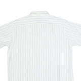 RESISTO Mens Shirt White Striped L