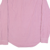 TIMBERLAND Mens Shirt Maroon Gingham Long Sleeve S