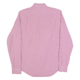 TIMBERLAND Mens Shirt Maroon Gingham Long Sleeve S