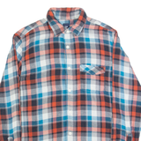 GAP Mens Shirt Red Check Long Sleeve M