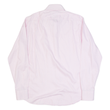 HUGO BOSS Mens Plain Shirt Pink Long Sleeve M