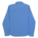 JACK WOLFSKIN Womens Shirt Blue Check Long Sleeve UK 12