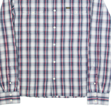 LEE Mens Shirt Blue Check Long Sleeve M