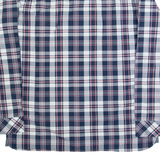 HILFIGER DENIM Mens Shirt Blue Check Long Sleeve XL