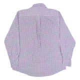 KAPPA ROBE DI Mens Shirt Blue Check Long Sleeve L