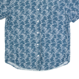 ORIGINAL PENGUIN Heritage Slim Fit Mens Shirt Blue Floral M