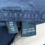 Polo By Ralph Lauren Chinos - 33W 31L Blue Cotton
