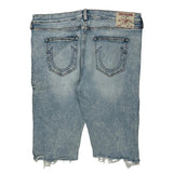 True Religion Denim Shorts - 38W 10L Light Wash Cotton