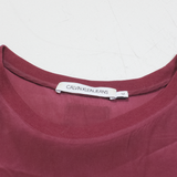 CALVIN KLEIN JEANS Womens Top Red M