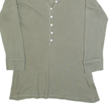 WHISTLES Womens Top Green V-Neck 3/4 Sleeve UK 10
