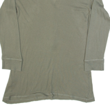 WHISTLES Womens Top Green V-Neck 3/4 Sleeve UK 10