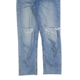 GAP Distressed Womens Jeans Blue Regular Straight Stone Wash W28 L26