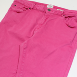 WHITE STUFF Crop Womens Jeans Pink Slim Tapered W32 L24