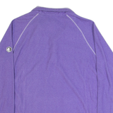 REGATTA Womens Fleece Purple 1/4 Zip M