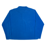 REGATTA Mens Fleece Blue 1/4 Zip 2XL
