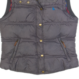 JACK WILLS Down Insulated Womens Puffer Gilet Grey UK 12