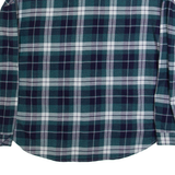 TOMMY HILFIGER Womens Shirt Blue Check Long Sleeve XS