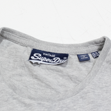 SUPERDRY Womens T-Shirt Grey UK 14